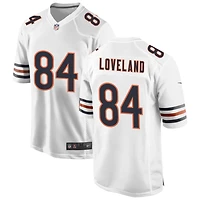 Colston Loveland Men's Nike White Chicago Bears Custom Game Jersey