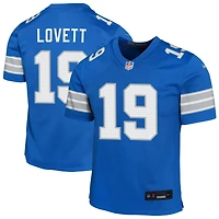 Dominic Lovett Youth Nike Blue Detroit Lions Custom Game Jersey