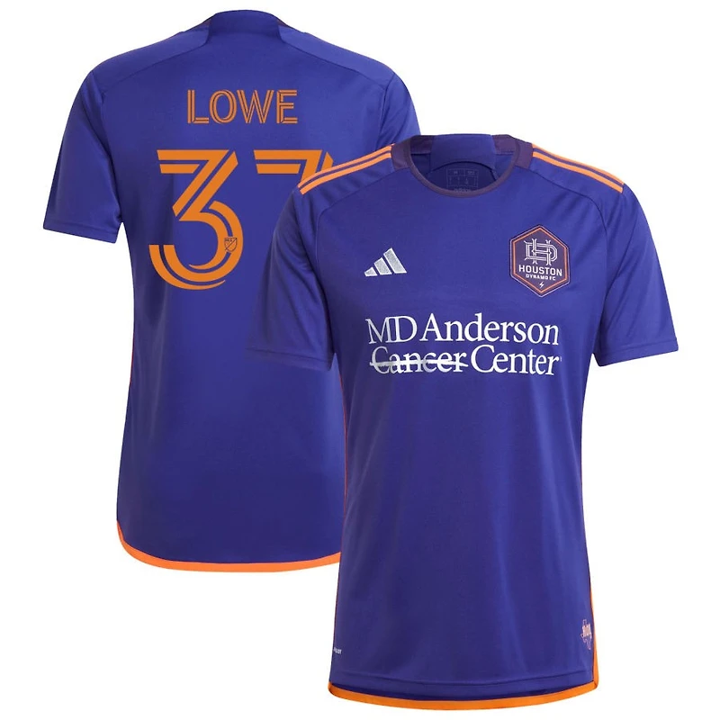 Damian Lowe Women's adidas Purple Houston Dynamo FC 2024 Still Holdin' Replica Custom Jersey