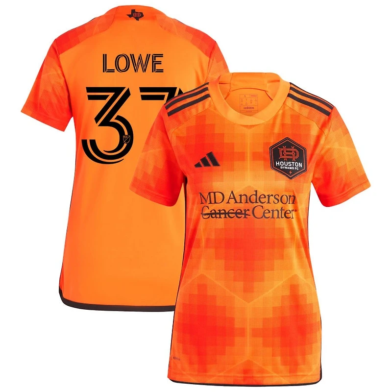 Damian Lowe Women's adidas Orange Houston Dynamo FC 2023 El Sol Replica Custom Jersey