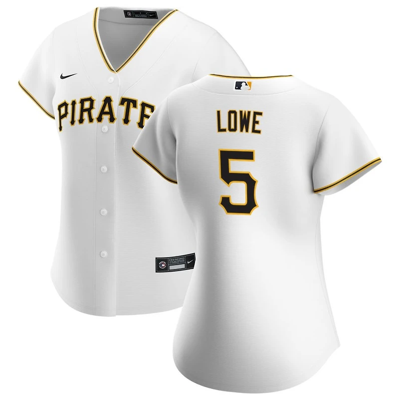 Brandon Lowe Women's Nike White Pittsburgh Pirates Home Replica Custom Jersey