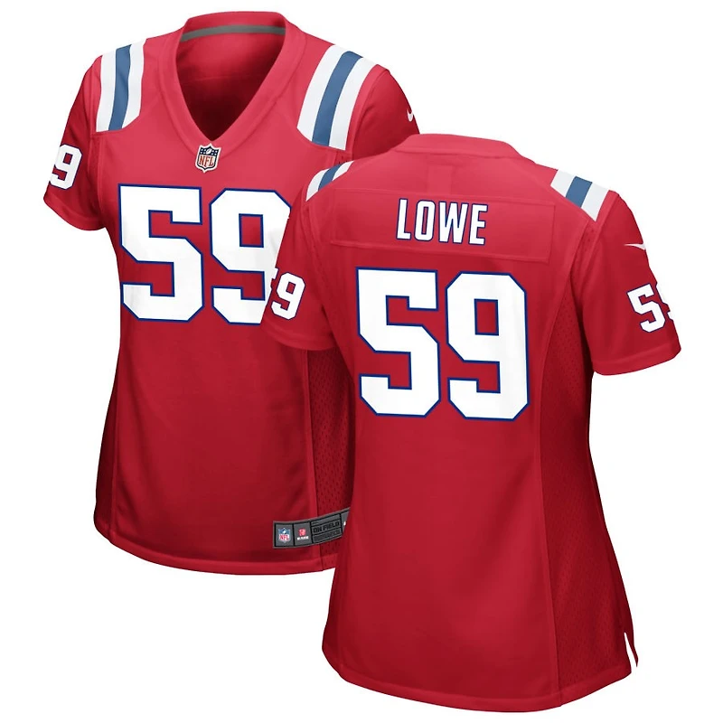 Vederian Lowe Women's Nike Red New England Patriots Alternate Custom Jersey