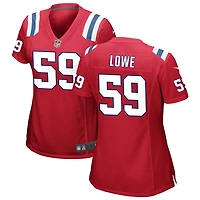 Vederian Lowe Women's Nike Red New England Patriots Alternate Custom Jersey