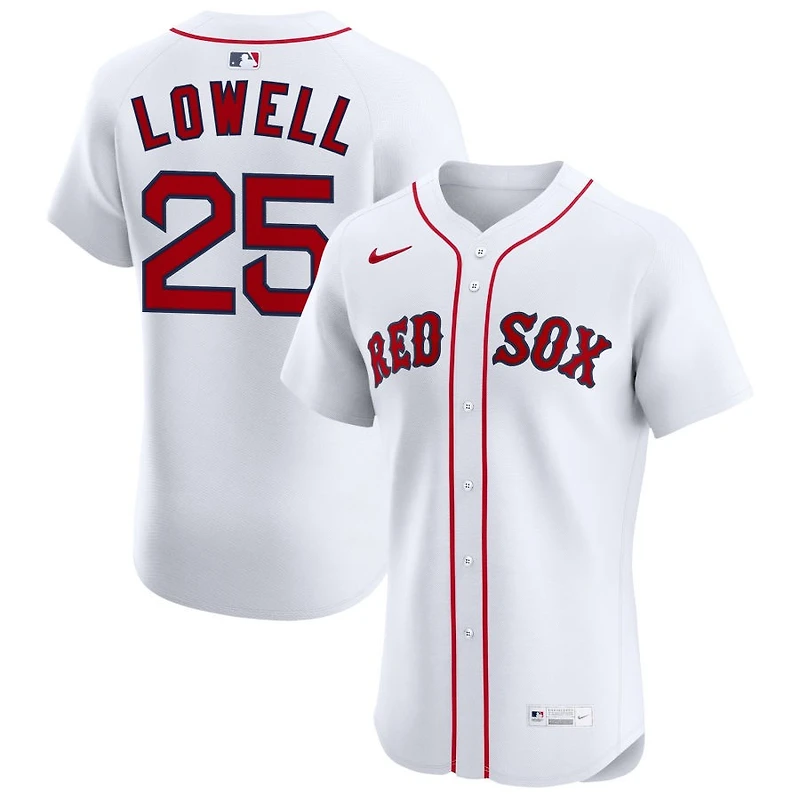 Mike Lowell Men's Nike White Boston Red Sox Home Elite Pick-A-Player Retired Roster Jersey