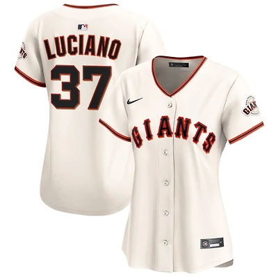 Marco Luciano Women's Nike Cream San Francisco Giants Home Limited Custom Jersey