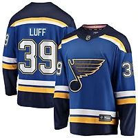 Matt Luff Men's Fanatics Blue St. Louis Blues Home Breakaway Custom Jersey