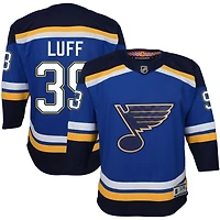 Matt Luff Youth Blue St. Louis Blues Home Premier Custom Jersey