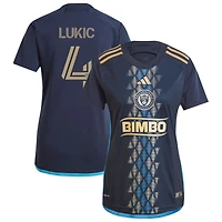 Jovan Lukic Women's adidas  Navy Philadelphia Union 2024 The XV Kit Replica Custom Jersey