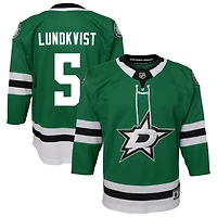 Nils Lundkvist Youth Green Dallas Stars Home Custom Premier Jersey