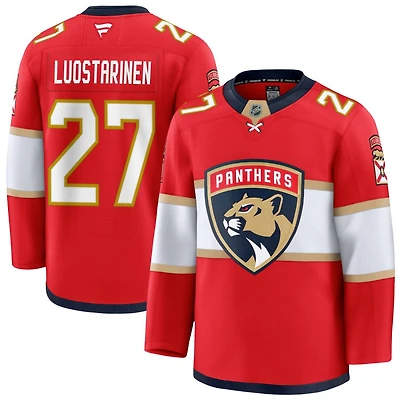 Eetu Luostarinen Men's Fanatics Red Florida Panthers Home Premium Custom Jersey