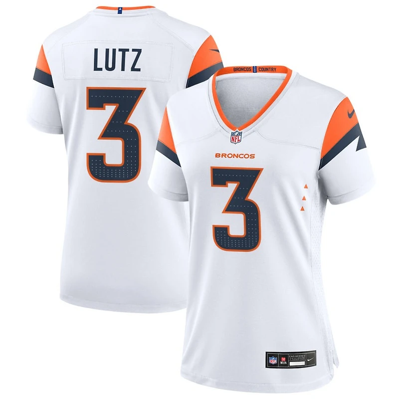 Wil Lutz Women's Nike  White Denver Broncos Mile High Collection Custom Game Jersey