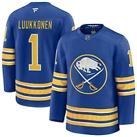 Ukko-Pekka Luukkonen Men's Fanatics Royal Buffalo Sabres Home Premium Custom Jersey
