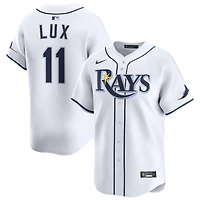 Gavin Lux Men's Nike White Tampa Bay Rays Home Limited Custom Jersey