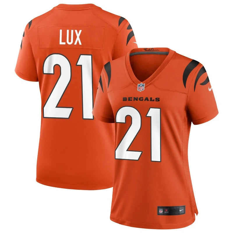 Bralyn Lux Women's Nike Orange Cincinnati Bengals Alternate Game Custom Jersey