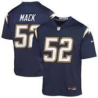 Khalil Mack Youth Nike Navy Los Angeles Chargers Alternate Super Chargers Game Custom Jersey