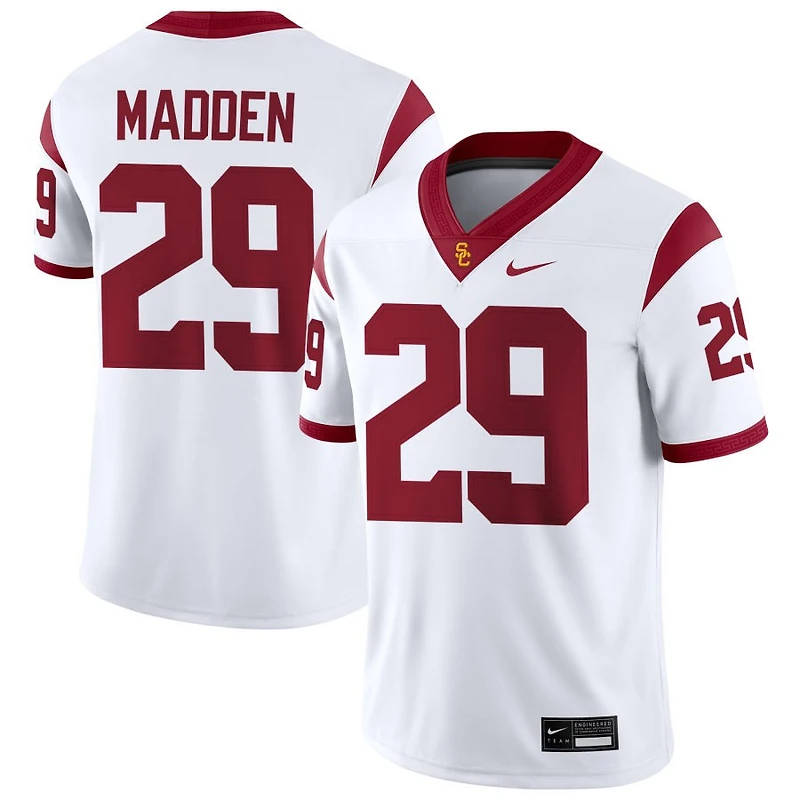 Garrison Madden Men's Nike Cardinal USC Trojans NIL Pick-A-Player Game Jersey