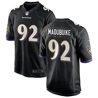 Nnamdi Madubuike Men's Nike Black Baltimore Ravens Alternate Custom Game Jersey