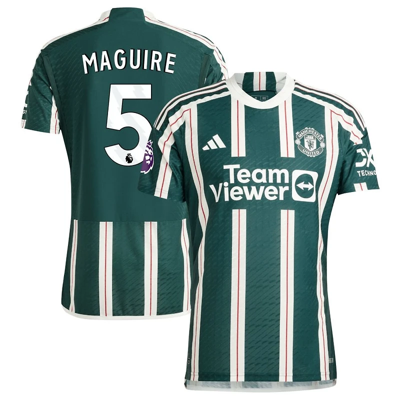 Harry Maguire Men's adidas  Green Manchester United 2023/24 Away Authentic Custom Jersey