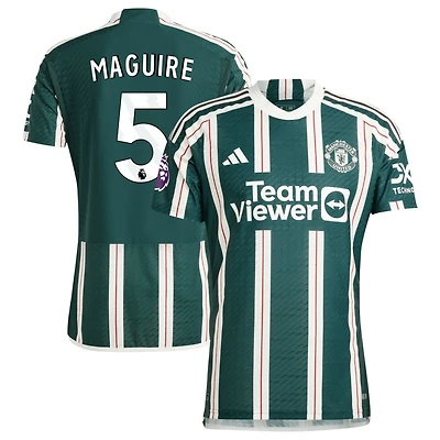 Harry Maguire Men's adidas  Green Manchester United 2023/24 Away Authentic Custom Jersey