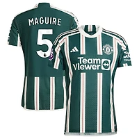 Harry Maguire Men's adidas  Green Manchester United 2023/24 Away Authentic Custom Jersey