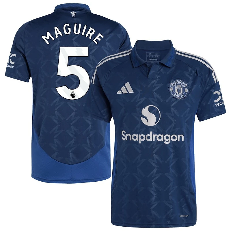 Harry Maguire Men's adidas  Navy Manchester United 2024/25 Away Replica Custom Jersey