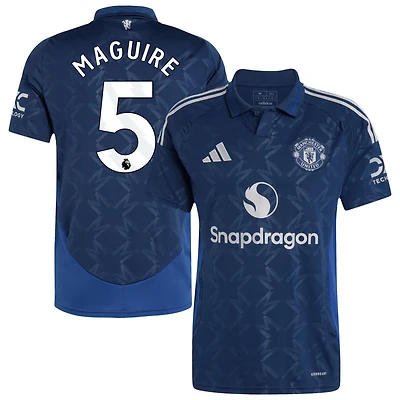 Harry Maguire Men's adidas Navy Manchester United 2024/25 Away Replica Custom Jersey