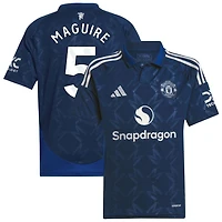 Harry Maguire Youth adidas  Navy Manchester United 2024/25 Replica Custom Jersey