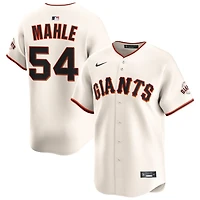 Tyler Mahle Men's Nike Cream San Francisco Giants Home Limited Custom Jersey