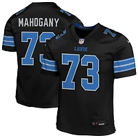 Christian Mahogany Youth Nike  Black Detroit Lions Alternate Custom Game Jersey