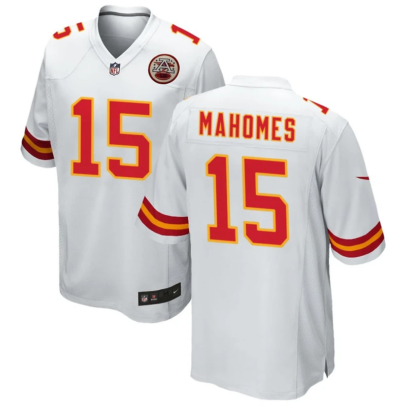 Patrick Mahomes Men's Nike White Kansas City Chiefs Custom Game Jersey