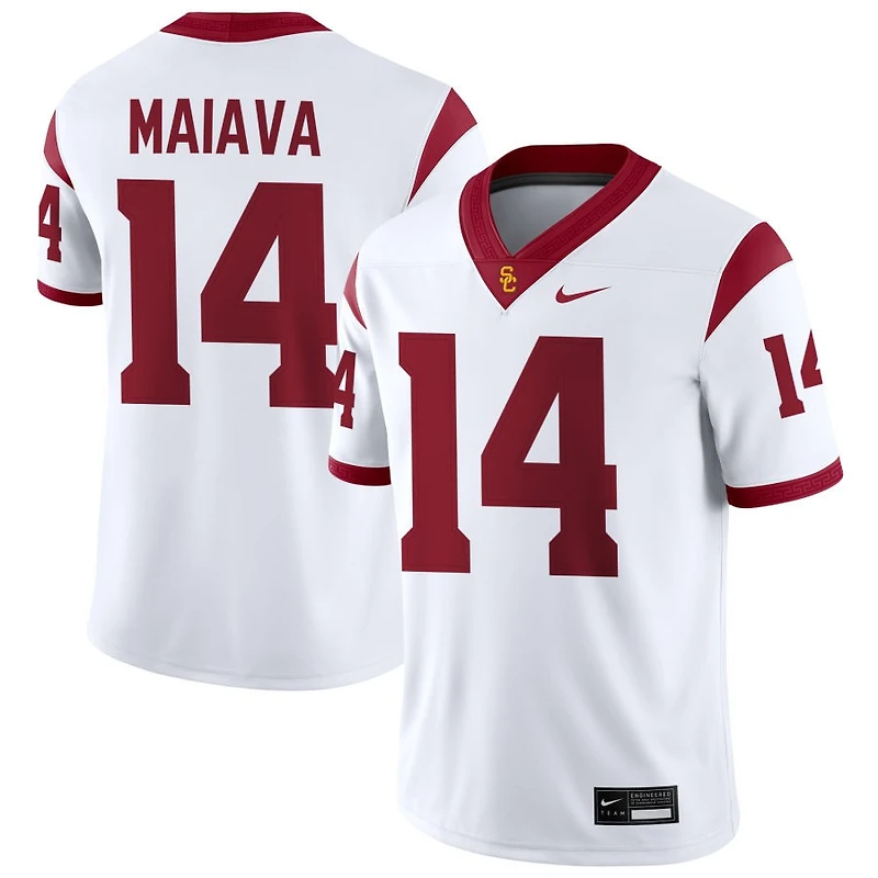 Jayden Maiava Men's Nike Cardinal USC Trojans NIL Pick-A-Player Game Jersey