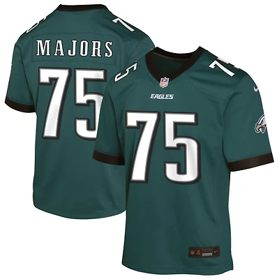 Jake Majors Youth Nike Midnight Green Philadelphia Eagles Custom Game Jersey