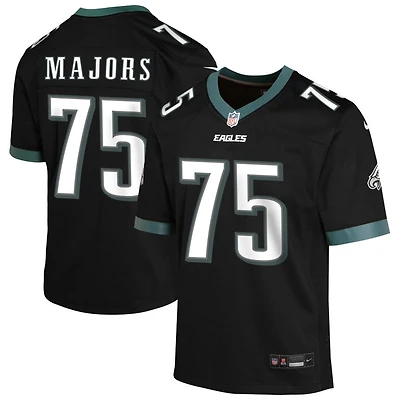 Jake Majors Youth Nike Black Philadelphia Eagles Alternate Custom Game Jersey