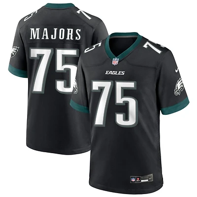 Jake Majors Men's Nike Black Philadelphia Eagles Alternate Custom Game Jersey