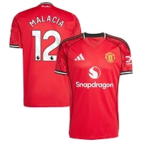 Tyrell Malacia Men's adidas  Red Manchester United Home 2025/26 Custom Replica Jersey