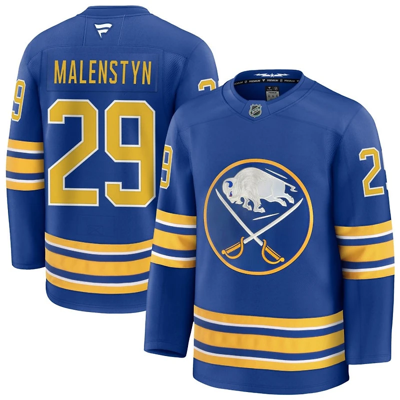 Beck Malenstyn Men's Fanatics Royal Buffalo Sabres Home Premium Custom Jersey