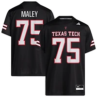 Garin Maley Men's adidas  Black Texas Tech Red Raiders Alternate Pick-A-Player NIL Replica Football Jersey