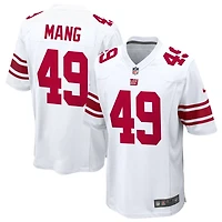 Maximilian Mang Men's Nike White New York Giants Custom Game Jersey
