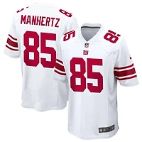 Chris Manhertz Men's Nike White New York Giants Custom Game Jersey