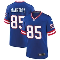 Chris Manhertz Men's Nike Royal New York Giants Classic Custom Game Jersey