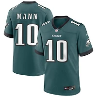 Braden Mann Men's Nike Midnight Green Philadelphia Eagles Custom Game Jersey