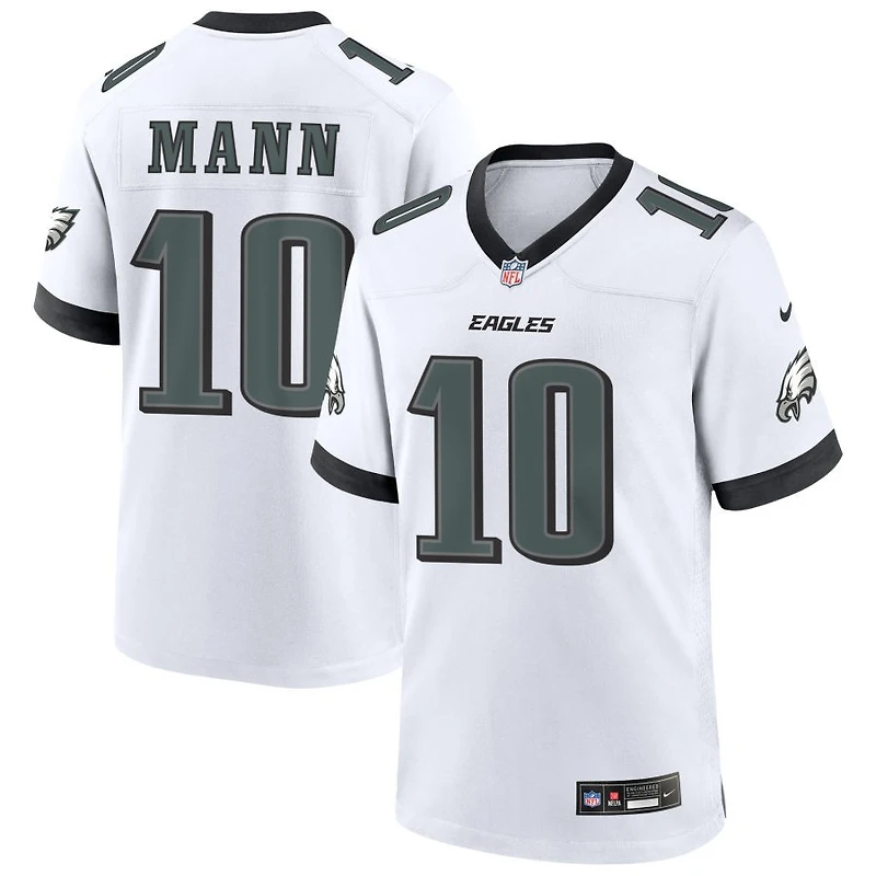 Braden Mann Men's Nike White Philadelphia Eagles Custom Game Jersey