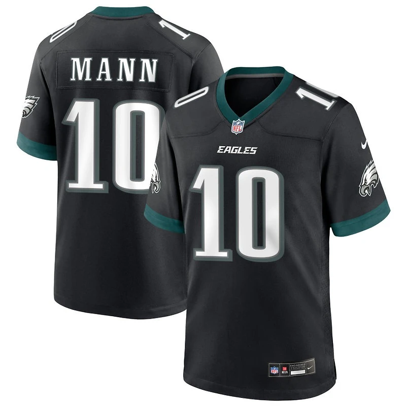 Braden Mann Men's Nike Black Philadelphia Eagles Alternate Custom Game Jersey