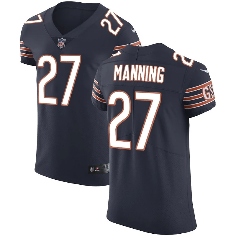 Dontae Manning Men's Nike Navy Chicago Bears Vapor Untouchable Custom Elite Jersey