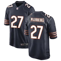 Dontae Manning Men's Nike Navy Chicago Bears Custom Game Jersey