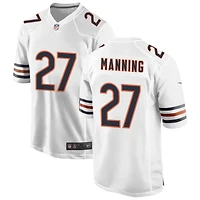 Dontae Manning Men's Nike White Chicago Bears Custom Game Jersey