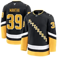 Anthony Mantha Men's Fanatics Black Pittsburgh Penguins Alternate Premium Custom Jersey
