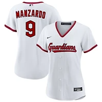 Kyle Manzardo Women's Nike  White Cleveland Guardians Home Custom Replica 2.0 Jersey