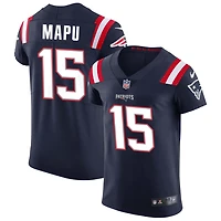 Marte Mapu Men's Nike Navy New England Patriots Vapor Elite Custom Jersey