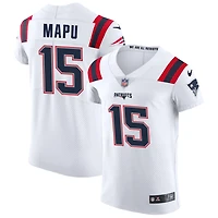 Marte Mapu Men's Nike White New England Patriots Vapor Elite Custom Jersey